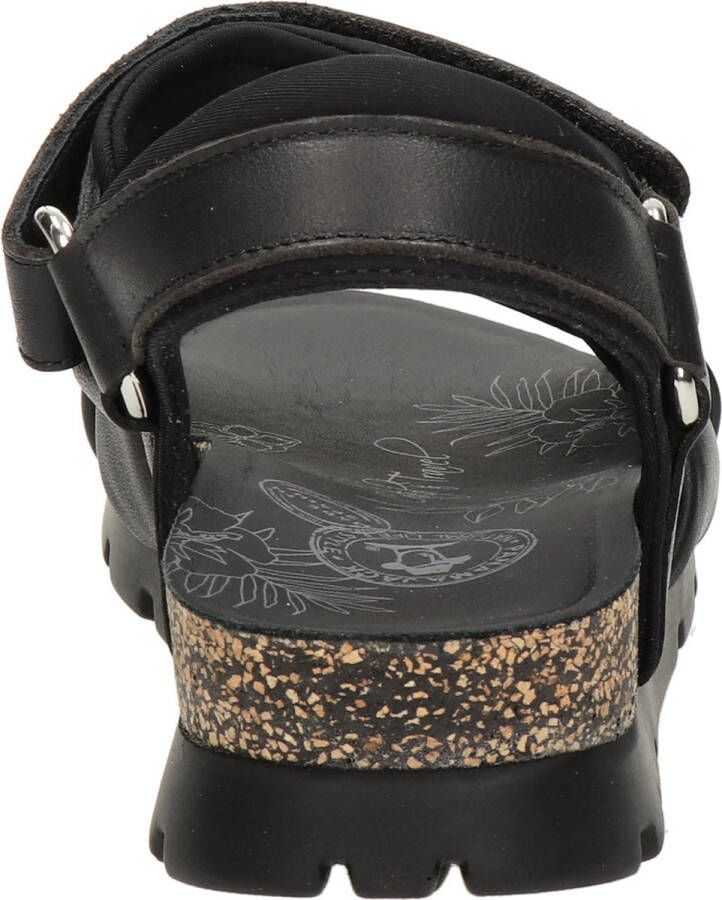Panama Jack Zwarte Plateau Sandalen Serena Black Dames - Foto 12