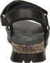 Panama Jack Zwarte Plateau Sandalen Serena Black Dames - Thumbnail 12