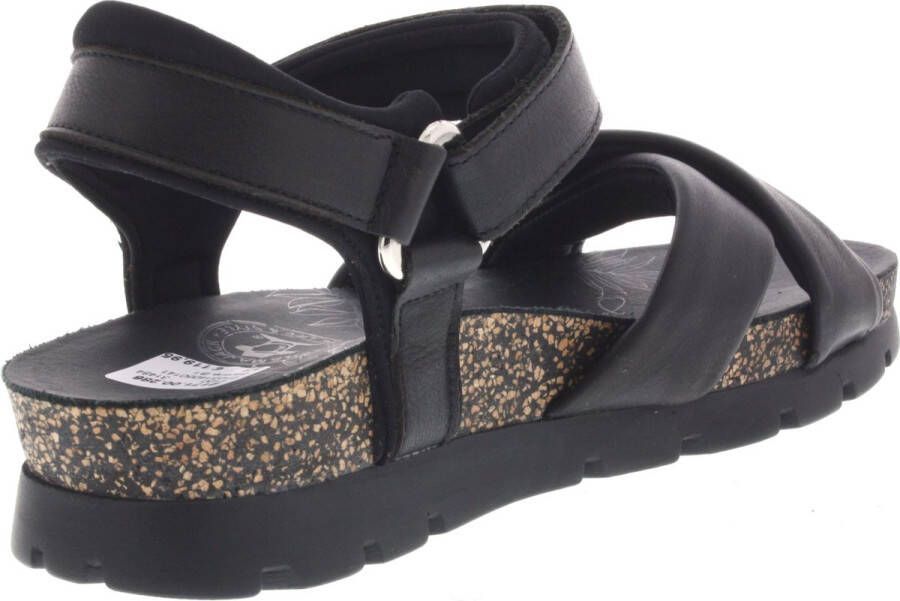 Panama Jack Zwarte Plateau Sandalen Serena Black Dames - Foto 14