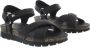 Panama Jack Zwarte Plateau Sandalen Serena Black Dames - Thumbnail 12