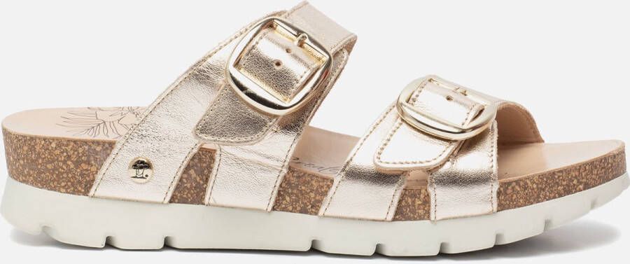 Panama Jack Shirley slippers goud Dames