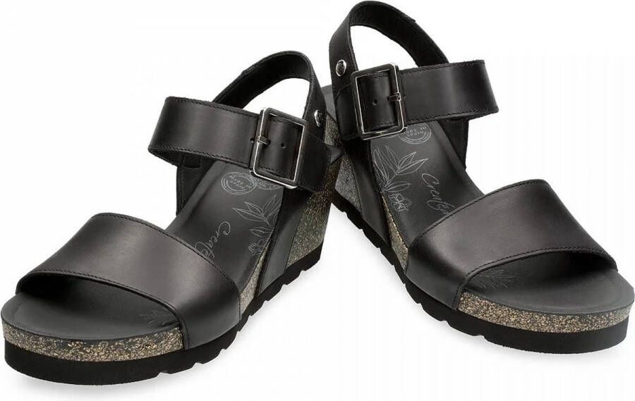 Panama Jack Vega B1 Sandalen zwart Leer Dames