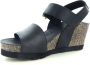 Panama Jack Vega B1 Sandalen zwart Leer Dames - Thumbnail 14