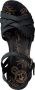 Panama Jack Vera Basics B1 sandalen met sleehak zwart - Thumbnail 9