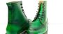 Pantera Pelle Shoes Lederen groene laars - Thumbnail 6