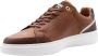 Pantofola d'Oro Laceno Uomo Low Lage sneakers Leren Sneaker Heren Cognac - Thumbnail 12