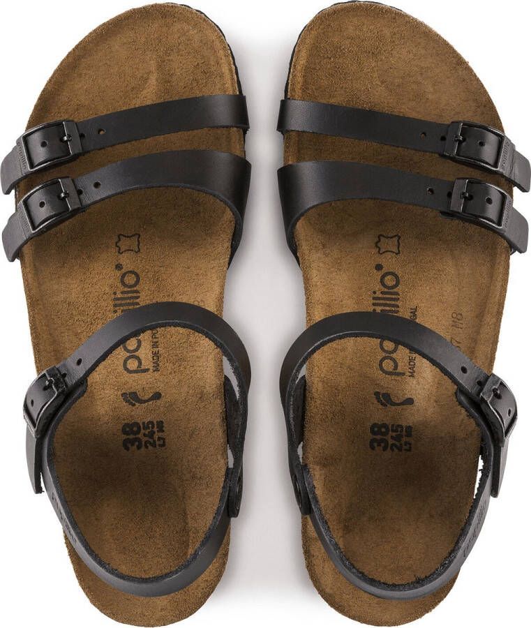 Papillio Lana Dames Sandalen met sleehak Zwart