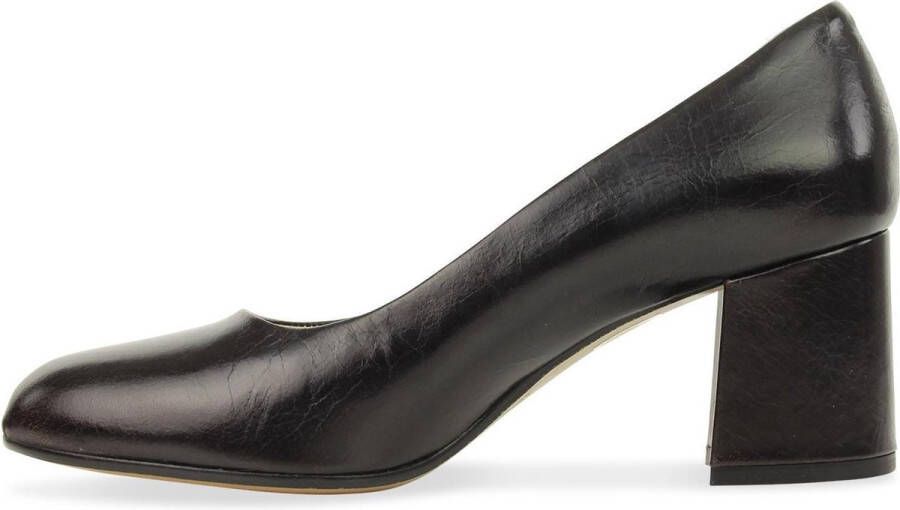 Passi in Capolavori Gwen pump donker bruin nappa leder