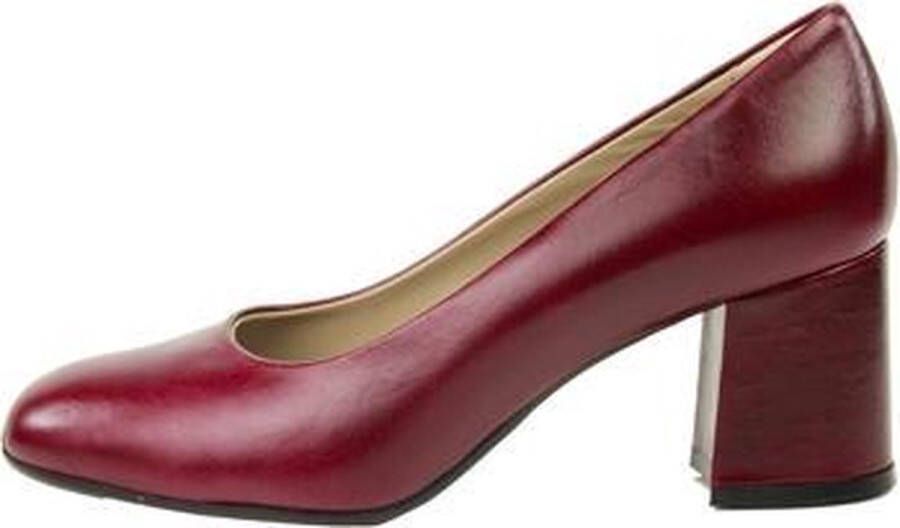 Passi in Capolavori Gwen stewardess pump nappa Burgundy - Foto 2