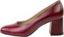 Passi in Capolavori Gwen stewardess pump nappa Burgundy - Thumbnail 2