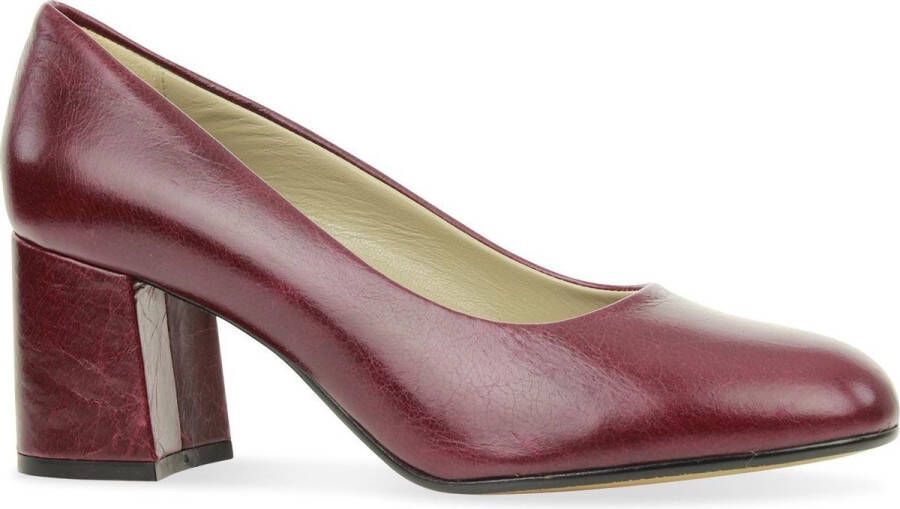 Passi in Capolavori Gwen stewardess pump nappa Burgundy - Foto 4