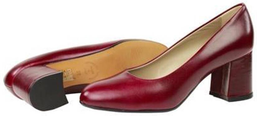 Passi in Capolavori Gwen stewardess pump nappa Burgundy - Foto 6