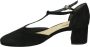 Paul Green 3807~~~~~~~~~~~~~~~~~~~~~~~~~~ Pumps Zwart - Thumbnail 3