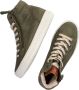 Paul Green 4024 Hoge sneakers Dames Groen - Thumbnail 4