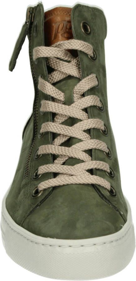 Paul Green 4024 Hoge sneakers Dames Groen