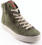 Paul Green 4024 Hoge sneakers Dames Groen - Thumbnail 6