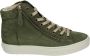 Paul Green 4024 Hoge sneakers Dames Groen - Thumbnail 8