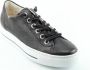 Paul Green 4081 Lage sneakers Leren Sneaker Dames Zwart - Thumbnail 6