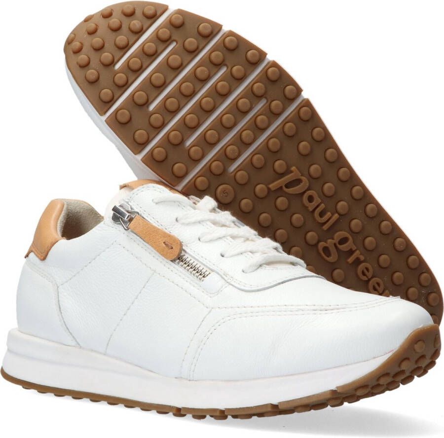 Paul Green 4085 Lage sneakers Leren Sneaker Dames Wit