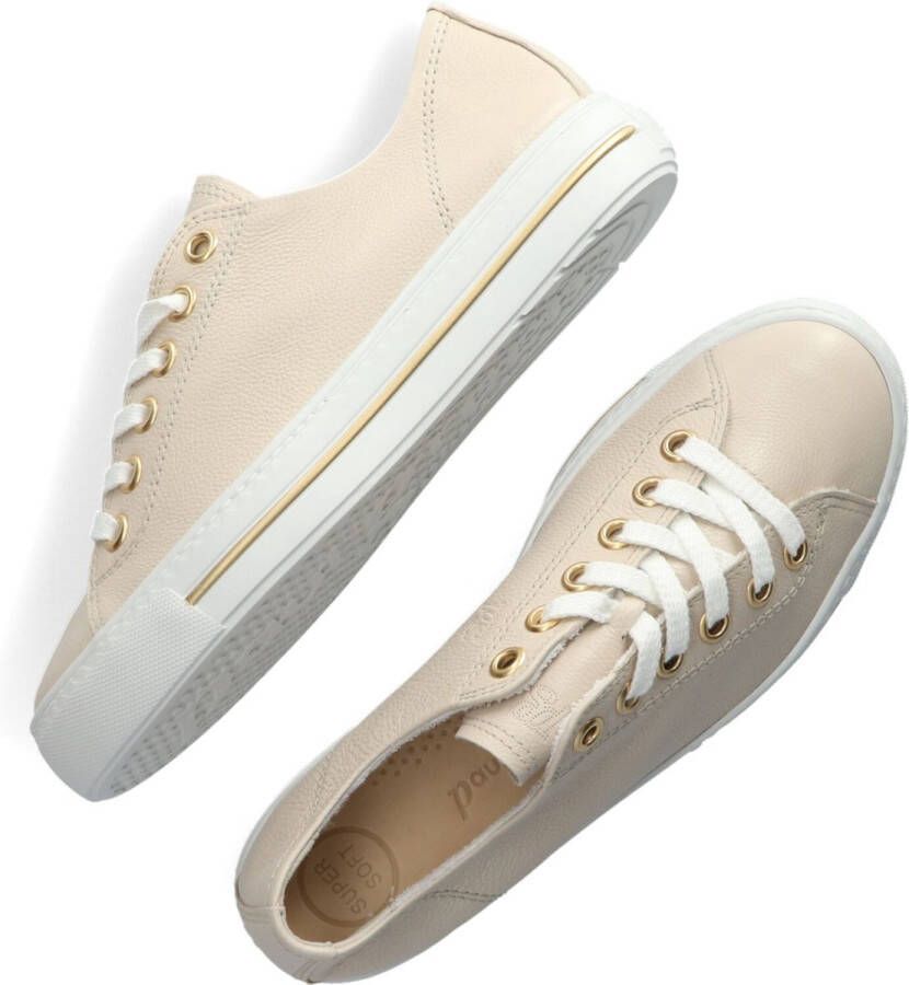 Paul Green 4704 Lage sneakers Leren Sneaker Dames Beige - Foto 6