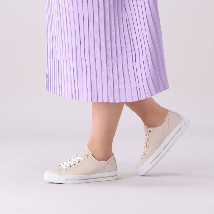 Paul Green 4704 Lage sneakers Leren Sneaker Dames Beige - Foto 9