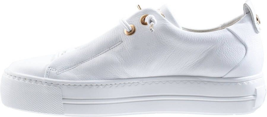 Paul Green 5017 Lage sneakers Leren Sneaker Dames Wit