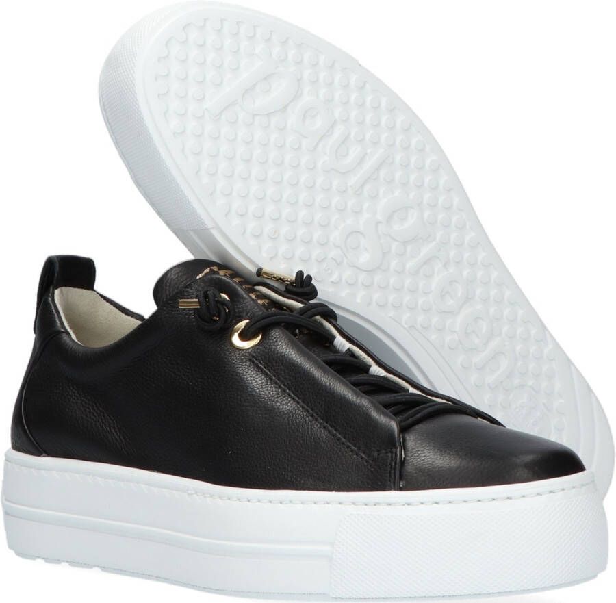 Paul Green 5017 Lage sneakers Leren Sneaker Dames Zwart - Foto 12