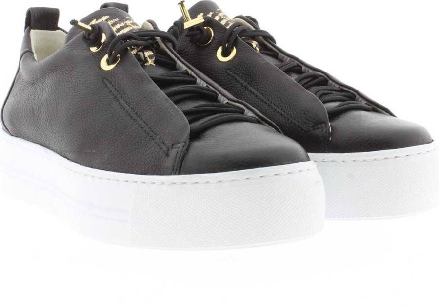 Paul Green 5017 Lage sneakers Leren Sneaker Dames Zwart - Foto 8