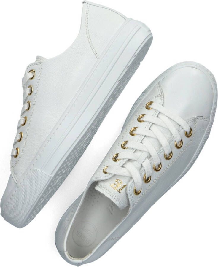 Paul Green 5704 Lage sneakers Leren Sneaker Dames Wit