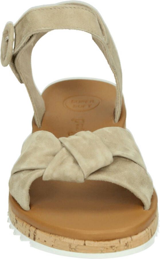 Paul Green 6059 Volwassenen Platte sandalen Wit beige