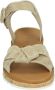 Paul Green 6059 Volwassenen Platte sandalen Wit beige - Thumbnail 11
