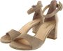 Bruin Tinten 7469 Sandalen Dames Beige - Thumbnail 5