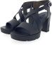 Paul Green 7924~~~~~~~~~~~~~~~~~~~~~~~~~~ Sandalen met hakDames Sandalen Zwart - Thumbnail 6
