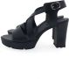 Paul Green 7924~~~~~~~~~~~~~~~~~~~~~~~~~~ Sandalen met hakDames Sandalen Zwart - Thumbnail 9
