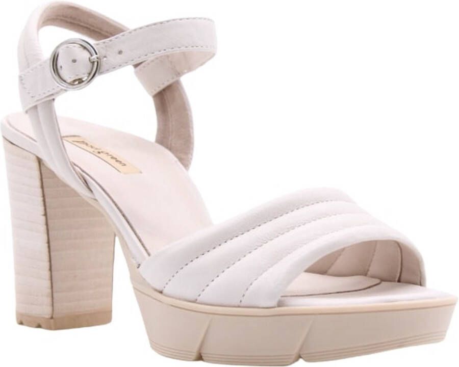 Paul Green 7928~~~~~~~~~~~~~~~~~~~~~~~~~~ Sandalen met hakDames Sandalen Wit beige