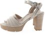 Paul Green 7928 Volwassenen Sandalen met hakDames Sandalen Wit beige - Thumbnail 12