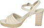 Paul Green 7928 Volwassenen Sandalen met hakDames Sandalen Wit beige - Thumbnail 7