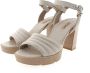 Paul Green 7928~~~~~~~~~~~~~~~~~~~~~~~~~~ Sandalen met hakDames Sandalen Wit beige - Thumbnail 9
