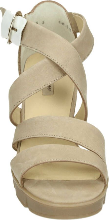 Paul Green 7942 Volwassenen Sandalen met hak Wit beige