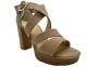 Paul Green 7942 Volwassenen Sandalen met hak Wit beige - Thumbnail 14