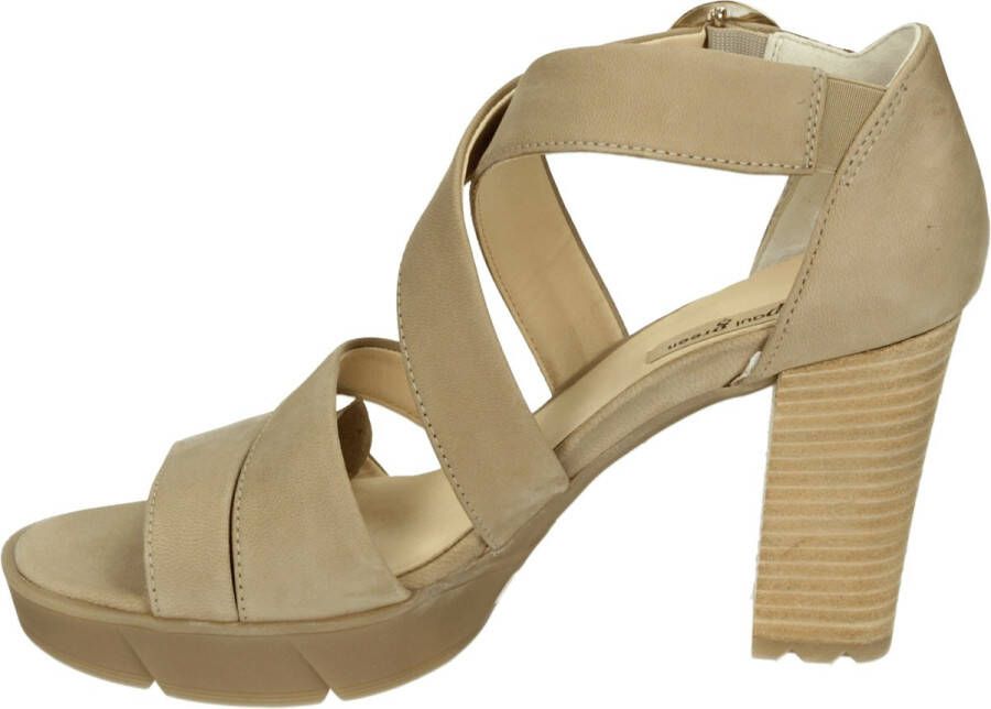Paul Green 7942 Volwassenen Sandalen met hak Wit beige