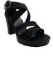 Paul Green 7942 Volwassenen Sandalen met hakDames Sandalen Zwart - Thumbnail 13