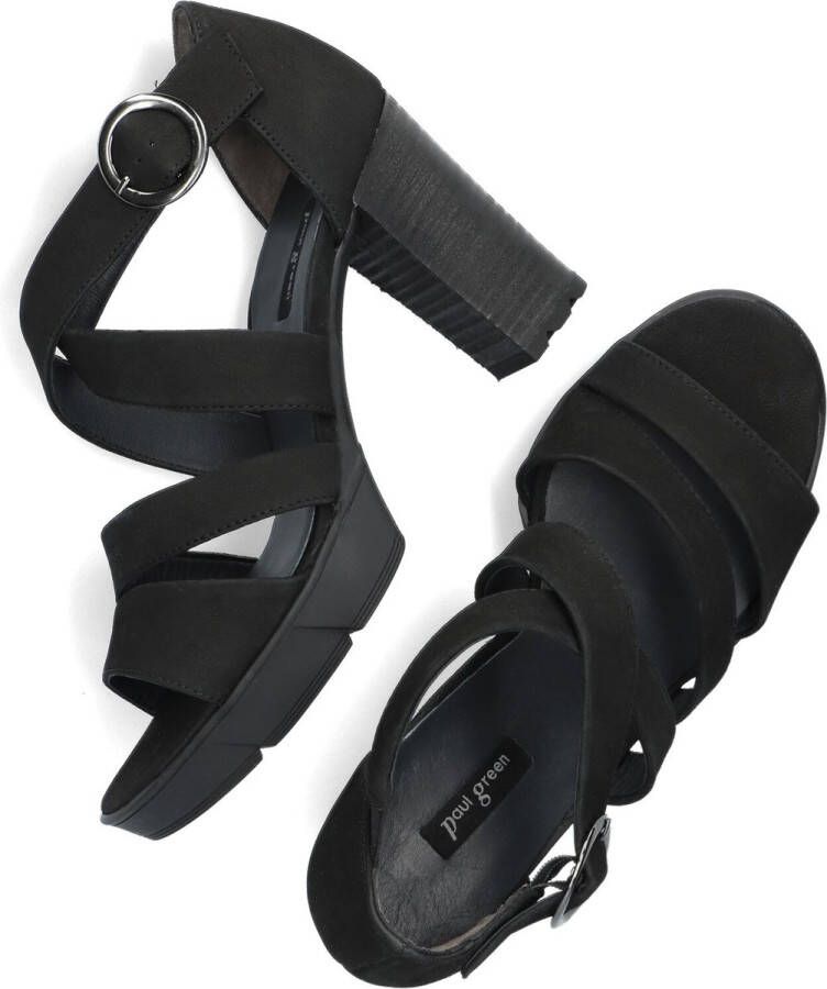 Paul Green 7942 Volwassenen Sandalen met hak Zwart