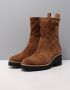 Bruin Tinten 9017 Enkelboots Enkellaarsjes Dames Bruin - Thumbnail 7