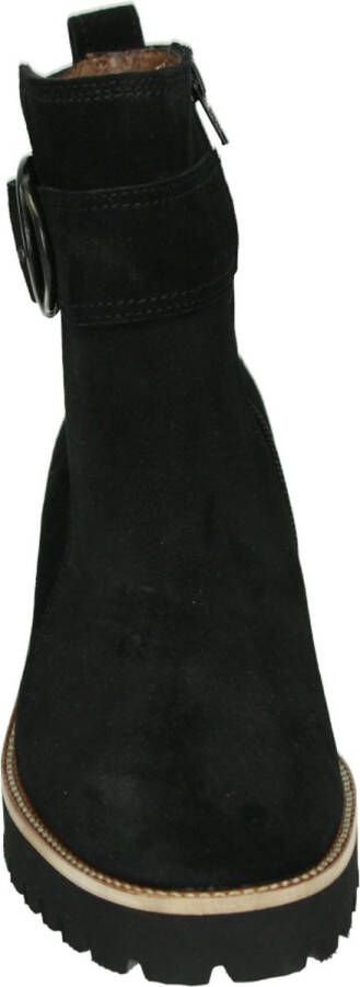 Paul Green 9763 Enkellaarsjes Enkelboots met rits Dames Zwart