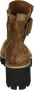 Paul Green Bruin Tinten 9763 Enkellaarsjes Enkelboots met rits Dames Cognac - Thumbnail 14
