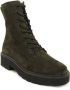 Paul Green Groene Veterboots Soft Suede - Thumbnail 2