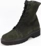 Paul Green Groene Veterboots Soft Suede - Thumbnail 4