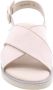 Paul Green Beige Sandaal Velours Leer Platte Rubberen Zool Beige Dames - Thumbnail 14
