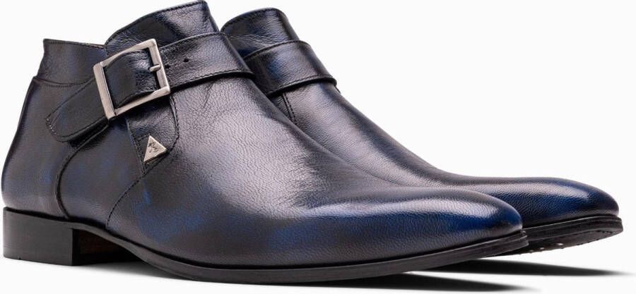 Paulo Bellini 1829 GespschoenenBusiness half-hoogNette herenschoenen Blauw